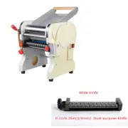110V Electric Pasta Press Noodle Maker Machine Dual Wide 3mm/ 9mm wide knife