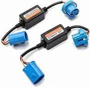 2PC 9-36V H7 LED Decoder Anti Flicker Car Headlight Adapter Error Free LED Canbus Headlight Decoder Durable，Long Life (Color : 5202)