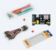 MB102 Breadboard Module Solderless Bread board Kit +65pcs Wire+140pcs wire box