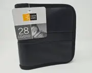 Case Logic CD DVD Blu Ray Wallet, 28-Disc New Black