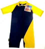 SUNWISE SPF 50 One Piece Swimwear Rash Guard UV Protection Child Kid Size 7 NWT