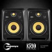 KRK V6 S4 Powered 6" Studio Monitors (Pair) (Black)