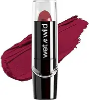 wet n wild Silk Finish Lipstick, Hydrating Rich Buildable Lip Color, Formulated with Vitamins A,E, & Macadamia for Ultimate Hydration, Cruelty-Free & Vegan - Just Garnet