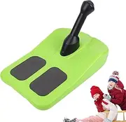 Snow Sledding Board | Kids Sleds Snow Sled Winter Toys | Portable Sandboard Adult Sled, Kids Snowboard Winter Sled, Thick Handle Toboggan Sled, Outdoor Games