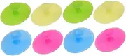 VICASKY Silicone Face Massager Brush 8pcs Set Facial Cleanser Exfoliating Pad Non-slip Grip Multi-use for Body and Face