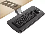 HUANUO Keyboard Tray Under Desk, 360 Adjustable Ergonomic Sliding 25" W x 9.8" D
