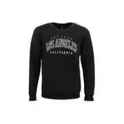 FIL Men's Fleece Crew Neck Pullover Jumper Sweater - LOS ANGELES