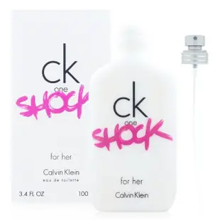 【Calvin Klein 凱文克萊】ONE SHOCK 女性淡香水 100ML(平行輸入)