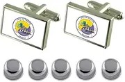 [Select Gifts] Shirt Dress Studs Tucson City USA Flag Cufflinks