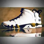 JORDAN 9 RETRO STATUE白金US10