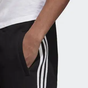 【adidas 愛迪達】3-stripe Short 男 短褲 運動 休閒 舒適 柔軟 棉質 愛迪達 黑(DH5798)