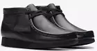 Clarks Wallabee Boot - 26168041 - KIDS / JUNIORS (BLACK LEATHER)