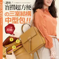 在飛比找momo購物網優惠-【CHENSON】三主袋設計 外出最愛中型尺寸後背包(CG8