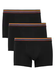 Paul Smith Striped Stretch-cotton Boxer Briefs - set of Three - Black - XL XL