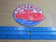 Patch Older Wiser Custom Hot Rods Speed Shop Swing Nose Art 40s 50's V8 US Car