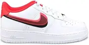 [Nike] Kid's Shoes Air Force 1 LV8 (GS) Double Swoosh - Bright Crimson CW1574-101 (Numeric_6_Point_5)