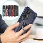 For Samsung Galaxy A14 A32 A53 A73 Magnetic Car Mount Hybrid Armor Phone Cover