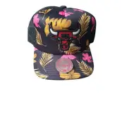 Mitchell and Ness Chicago Bulls Floral Trucker Hat NWT