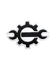 mechanic tool mechanic Patch Embroidery Iron on Sew on Patch For Clothes 9.5x7cm