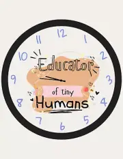 Personalized Clock -Teacher Clock, Teachers, Teacher Gift, Decor, Classroom