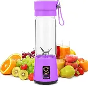 Juicing Cup Mini Portable Electric Fruit Juicer USB Rechargeable Smoothie Maker Blender Machine Sports Bottle 380ml 6 Blades
