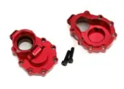 Traxxas 8253R Portal housings Rear 6061-T6 Aluminum red-Anodized 2.5x10 CS