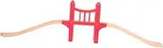 The Train Educational Toy Wood Track Bridge Set Expandable Track System Enhance Creativity for Children