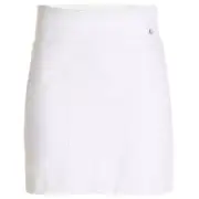 NWT Golfino Ladies TECHNO STRETCH SHORT SKORT 9060922 100 White 14 16 BLEMISH*
