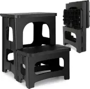 Folding 2-Step Stool, Koreal Non-Slip Fold Stools Adults or Kids, Capacity of 30