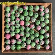 48pcs Wholesale Natural zoisite ball quartz crystal Sphere Palm stone 15mm+