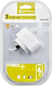Sansai 3.1A 2 USB Wall Charger