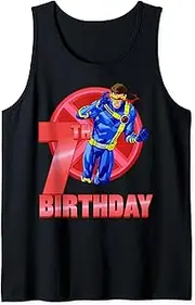 [Marvel] X-Men Cyclops 7th Birthday Badge Tank Top