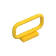 25 LEGO Yellow Bar 1 x 4 x 2 (6187) Inv 7
