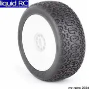 AKA Racing 14017QRW 1/8 Buggy Chainlink SSLW Evo Wheel Prmnt White 2