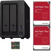 Synology DS723+ 8GB RAM 16TB (2x8TB) of WD RED PLUS Drives