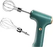Electric Egg Beater - Adjustable Speed Hand Blender with Whisk Accessories | Cordless Cooking Tool for Cheese Cream Egg Whites Cui Cooking Mixer