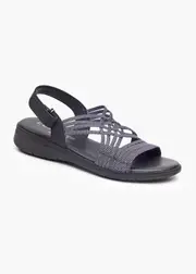 [Taking Shape] Taking Shape Elastic Flex Comfort Sandal Size 37 in Black - Women's Shoes Black