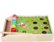 Tabletop Game Table,Home Party Games Parent-Child Interaction | Pool Tables & Accessories, Wooden Tabletop Billiards & Pool Portable for Boys & Girls