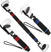 YUXIMAOYI VR Game Handle Attachments for Meta/Oculus Quest 2 Controller - Beat Saber Accessories, Gorilla Tag Long Arms Grips for Golf Club Baseball