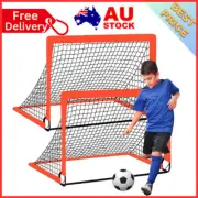1.2 x 0.9M Portable Kids Soccer Goal Net Quick Set-up for Backyard Soccer New