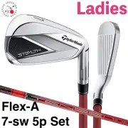 TaylorMade Stealth Iron 7-sw 5p Set Ladies Womens Tensei Red TM40 Shaft A Flex