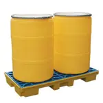 【國潤發科技】BRADY BD-SC-SD2二桶裝 防洩漏棧板 防溢 防化學品棧板( 66CM X 132CM X 15