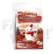 Japan Daiso X'mas Snowman Wool roving Needle DIY Handcraft wool FELT KIT Felting