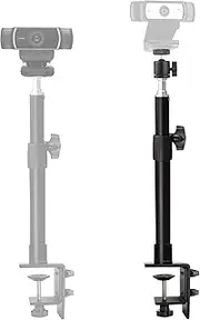 Webcam Stand, Webcam Desk Mount with Table Clamp Compatible with Logitech StreamCam C920s Brio C922x C930e C925e C615 C920