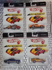 HOT WHEELS FLYING CUSTOMS 1965 Pontiac GTO, W-Oozie, Camaro Z28, Mustang Mach 1