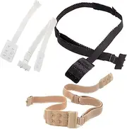 [Boolavard] BACKLESS LOW BACK BRA STRAP CONVERTER EXTENDER - Choose your colour WHITE - BLACK or NUDE or PACK OF 3