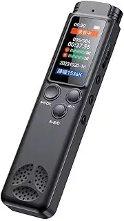 Digital Voice Recorder Portable Voice Activated Recorder with Full-Color TFT Screen Playback Song Player o Recorder for Meeting Lecture