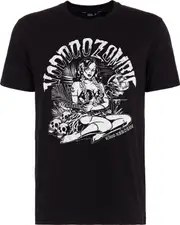 King Kerosin Voodoo Zombie, t-shirt , color: Black/White , size: M