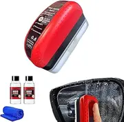 Window Cleaner,Automotive Oil Film Cleaning Brush 2025 Upgrade Car Glass Oil Film Windshield Cleaner Water Spot Remover Glass Cleaning Wipes Coating Board Auto Window Cleaner Fluid