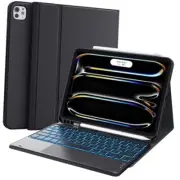 for iPad Pro 11 Inch Case with Keyboard (M4) 2024, Magnetic Detachable